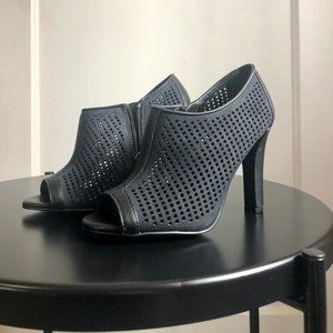 Calvin Klein Black Ankle Boots (Size 4)